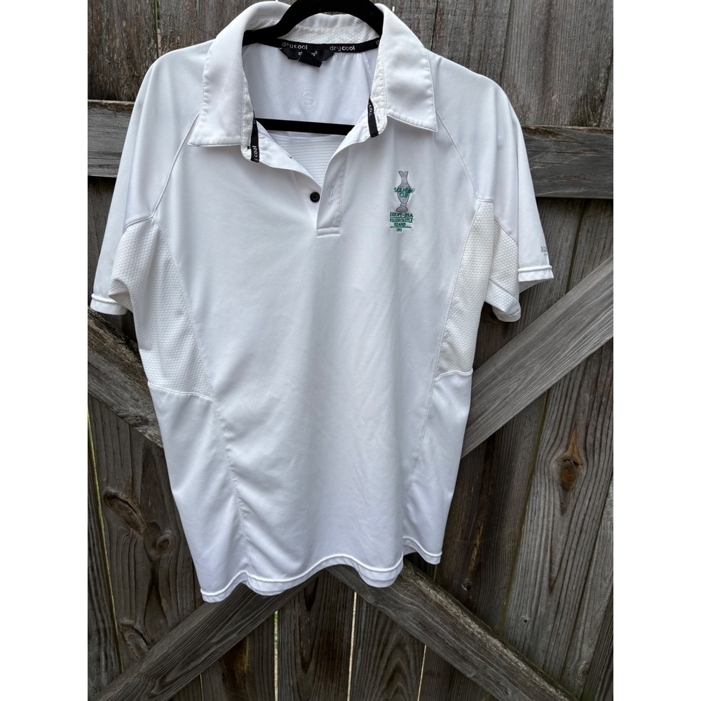 Abacus Solheim Cup 2011 Killeen Castle Ireland Golf Polo Shirt Mens XL White